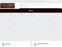 Tablet Screenshot of fugderi.com